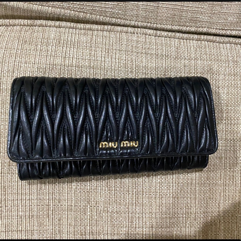 Miu Miu Metalasse Wallet